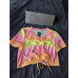 NWT Wild Fable Pink Ombre Top Cover Up L